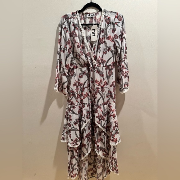 NWT Uli Herzner Iris Floral Dress XS - Picture 1 of 6